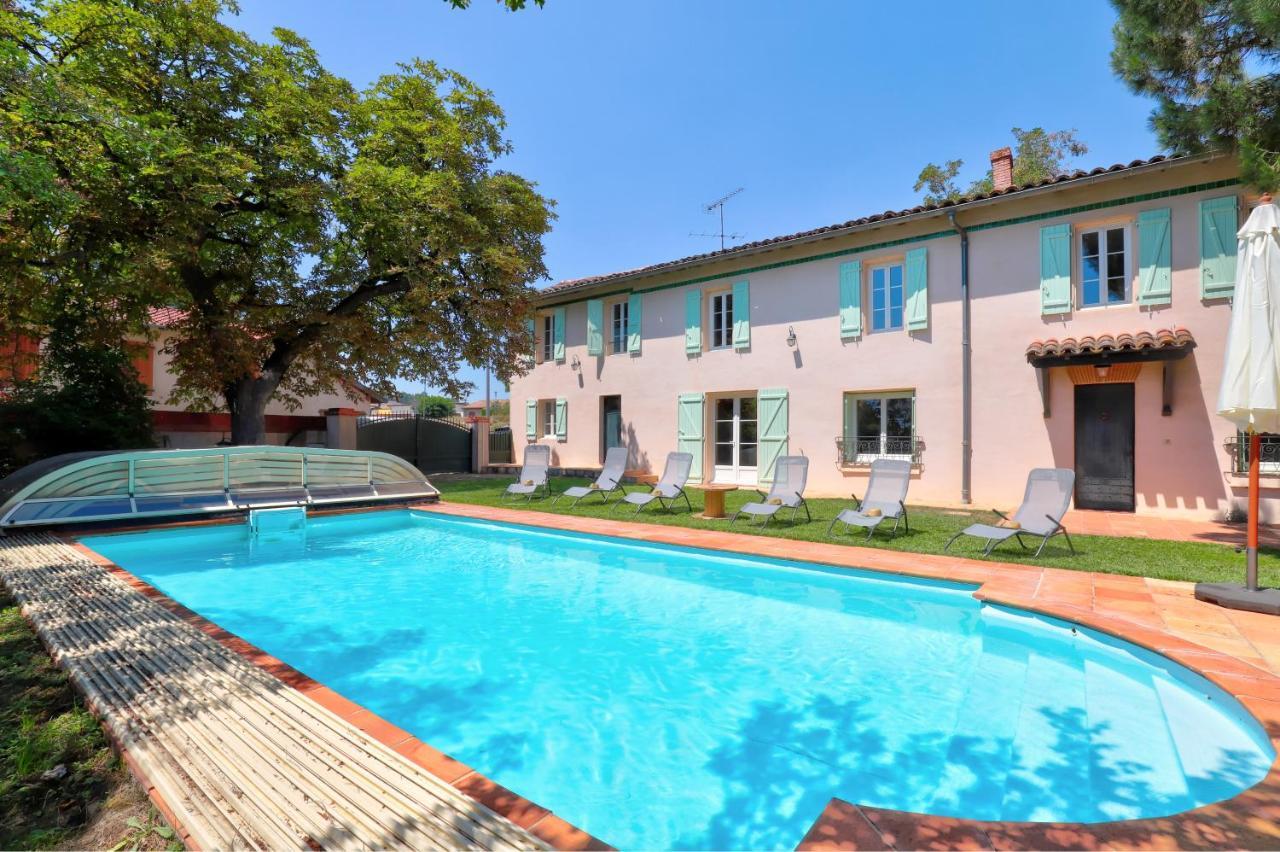 Gite La Grappe Occitane - 14 Personnes - Piscine Privee Ambres Zewnętrze zdjęcie